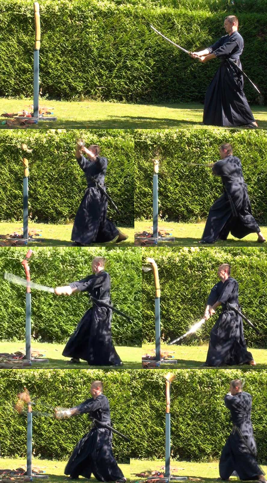 Eric Gautier - practicing battodo 